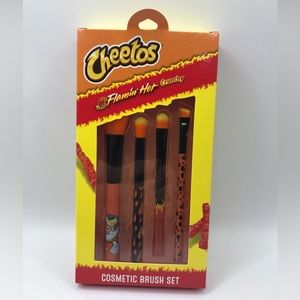 Flamin Hot Cheetos Makeup Brush Set Chip Lovers Must Collectors NWIB